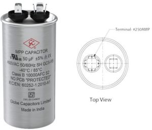 GCS-RS Single Round MPP Capacitor