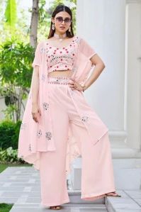 Sequins Embroidered Co-Ord Set