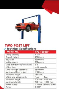 Automatic Two Post Car Lifts, Color : Blue