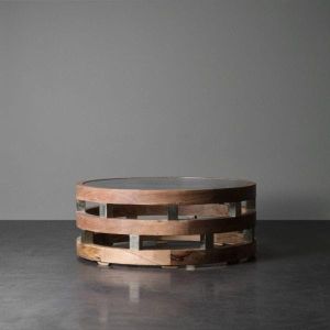 Polished Mango Wood Coffee Tables For Hotel, Home, Garden