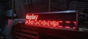 Aluminium LED Scrolling Moving Display Boards