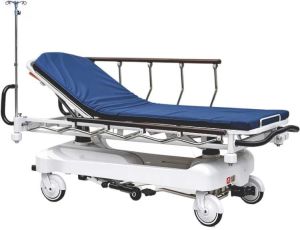 Epoxy Powder Coated Mild Steel Electric Emergency Recovery Trolley, Shape : Square