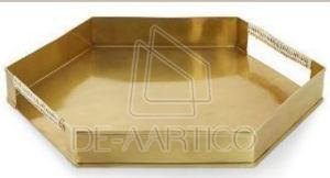 Polished Plain Brass Serving Trays For Homes, Hotels, Restaurants