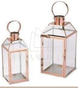 Iron & Glass Hanging Lanterns For Decoration