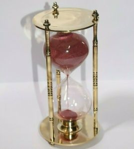 Beautiful Golden Hourglass Brass Sand Timer