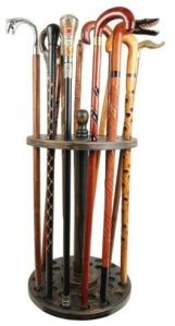 Handmade Wooden Walking Stick Stand