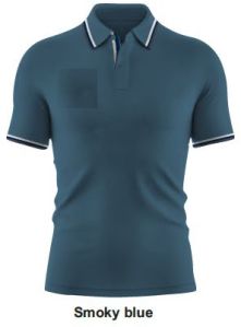 Men's Cotton and Polyester  Plain Polo T Shirt