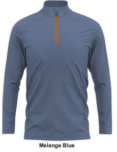 Men's Full Sleeve Mock Neck T Shirt