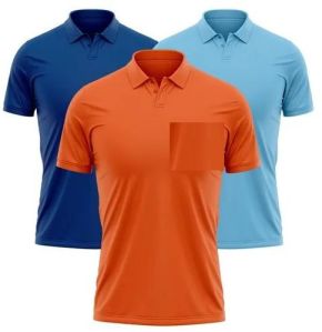 Plain Men's Polo T-Shirt, Sleeve Type : Half Sleeves