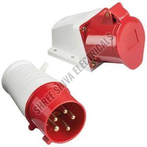 Industrial Plug and Socket, Shape : Round