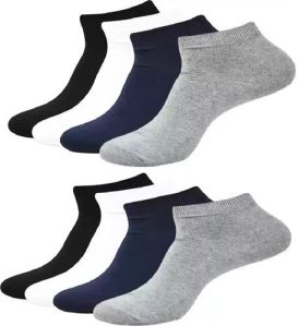 Mens Plain Ankle Socks