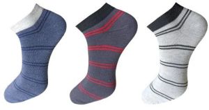 Mens Printed Ankle Socks