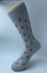 Mens Printed Cotton Socks