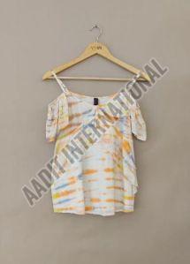 Beach Wear Tie Dye Top, Age : Adults