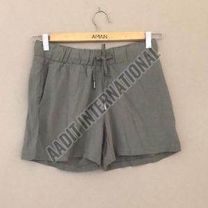 Ladies Beach Wear Grey Shorts, Age : Adults