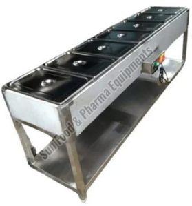 6 Rectangle Pot Bain Marie For Canteen, Hotel, Restaurants