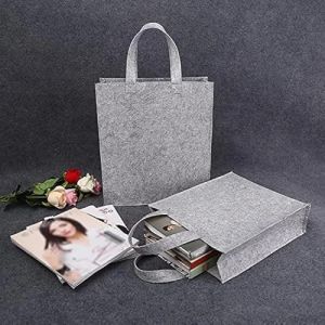 Plain Felt Wool Bags, Shape : Rectangular