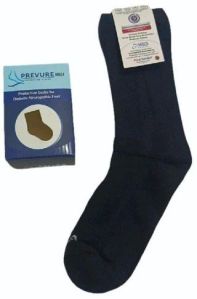 Black Antibacterial Diabetic Socks