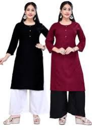 Cotton Ladies Plain Kurtis, Sleeve Type : Half Sleeve, Full Sleeve