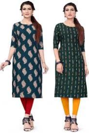 Cotton Ladies Printed Kurtis, Sleeve Type : Half Sleeve, Full Sleeve