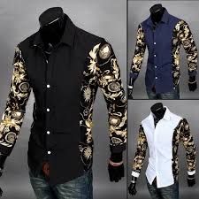 Printed Silk Mens Party Wear Shirts, Sleeve Type : Full Sleeves