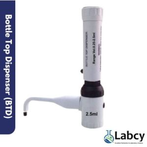 Labcy Brand Bottle Top Dispenser (btd), Weight : 500-1kg, Cap Type : Screw Cap For Storing Liquid