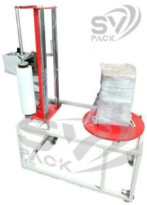 Mild Steel Box Wrapping Manual Machine, Packaging Type : Stretch Roll