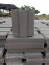 Plain Interlocking Concrete Block, Color : Grey For Flooring