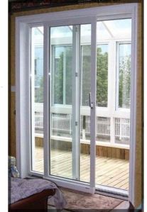 Polished UPVC Mesh Door For Home