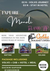 explore manali trip volvo tour packages