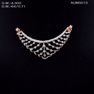 AUMS013 Ladies Diamond Mangalsutra Pendant