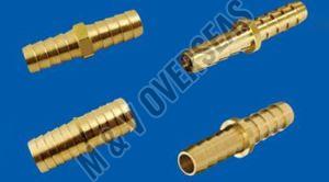 Polished Brass Hose Menders Joiner, Shape : Round