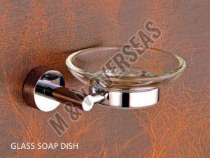 MV 001 Brass Glass Soap Dish For Bathroom