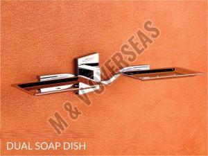 MV 0013 Brass Dual Soap Dish For Bathroom