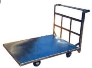 Stainless Steel Platform Trolley, Shape : Rectangular