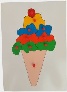 TE-73 Wooden Ice Cream Puzzle