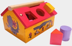 TE-57 Wooden Shape Hut Toy