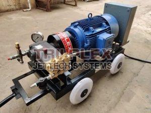 Electric Polished Mild Steel Hydro Blasting Machine For Industrial Use