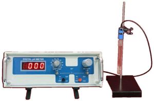 Blue Table Top Digital PH Meter For Laboratory