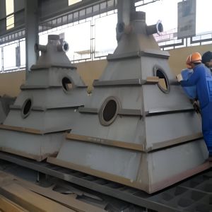 Power Coated Mild Steel Hopper For Industry