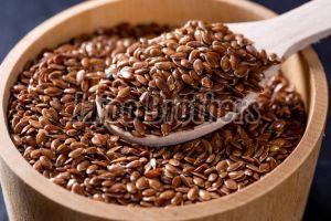 Natural Flax Seed, Color : Brown