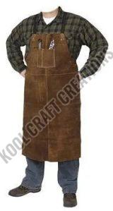 Plain Industrial Leather Apron, Gender : Unisex