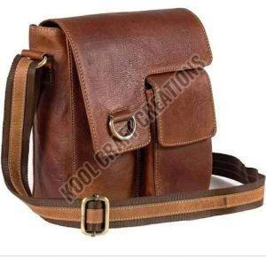 Plain Leather Mini Crossbody Bag For Office, College