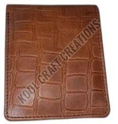 Mens Dark Brown Leather Wallet For Personal Use