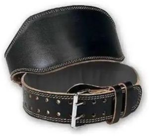 Leather Weight Lifting Belt, Color : Black, Brown