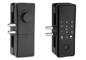 Ovlox India Digital Glass Door Lock, Color : Black For Office