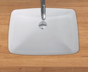 Polished Plain 545mmX405mmX200 Counter Basin For Bathroom