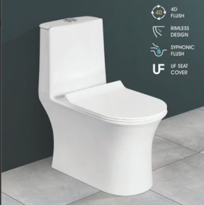 670mmx375mmX740mm One Piece Closet Toilet