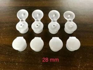 28 Mm Plastic Flip Top Cap For Bottle Sealing