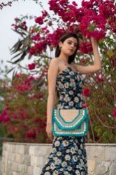 Embroidered Boho Jute Sling Bag, Packaging Type : Carton Box, Handle Type : Loop Handle, Closure Type : Zip